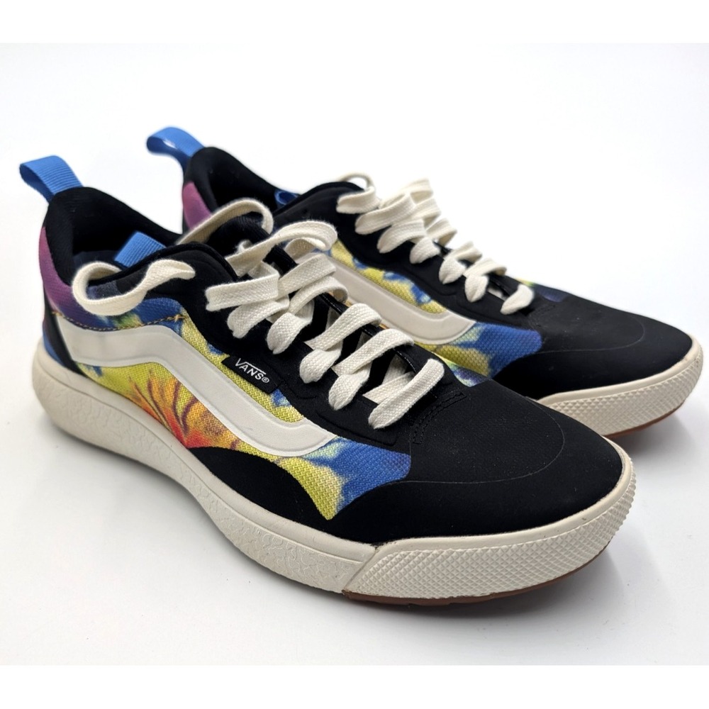 Vans UltraRange Exo Tie Dye Sneakers - Womens Size 7.5 Black Marshmallow Skate